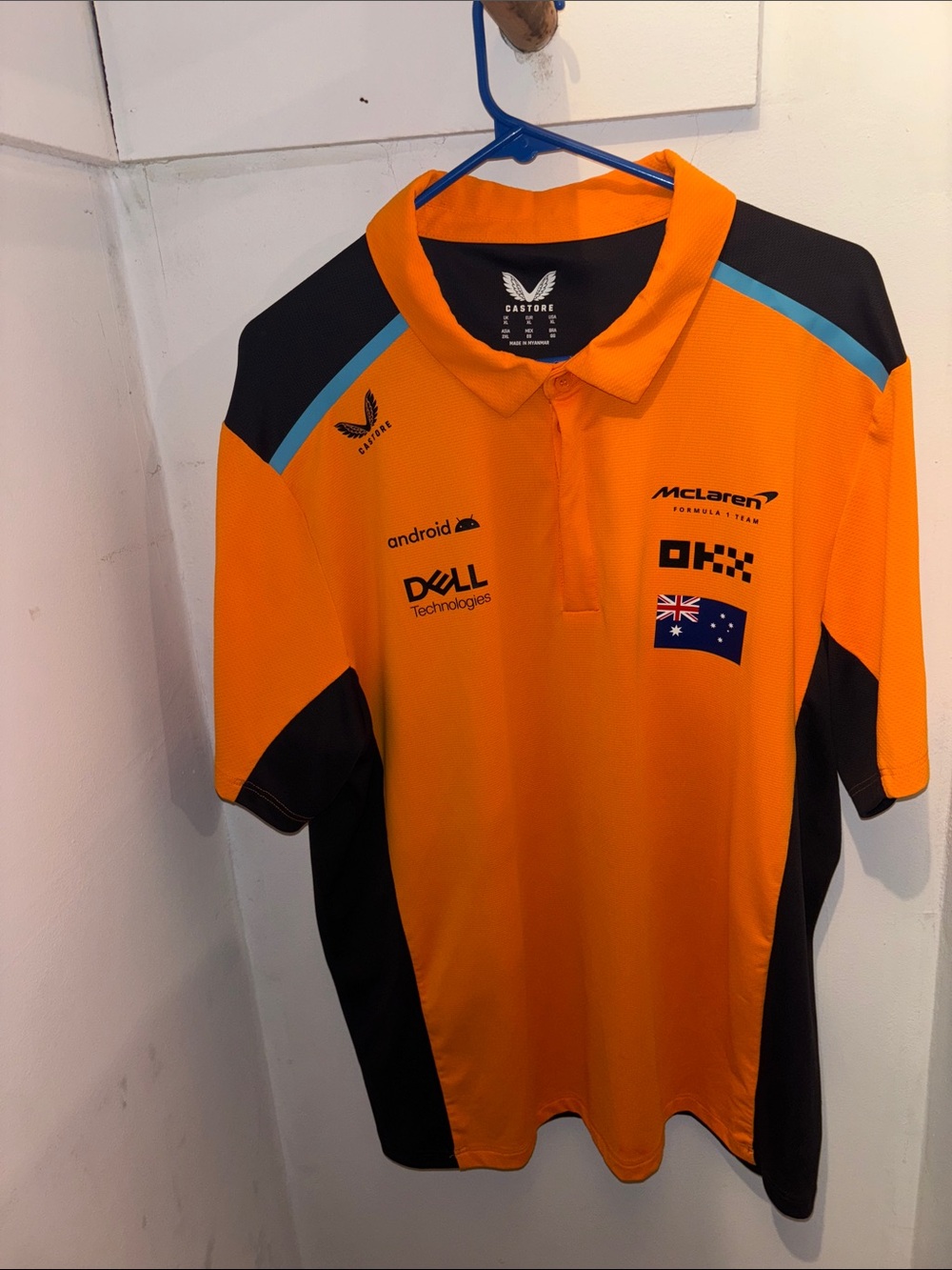 McLaren Piastri #81 Team Jersey - Black with Orange Accents
